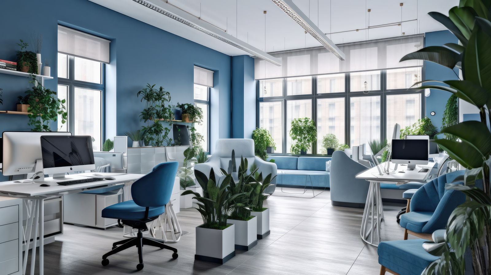 office working place